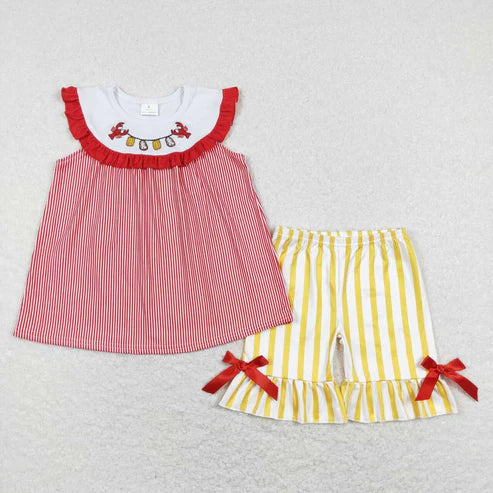 best sister crawfish design matching outfit sibling set