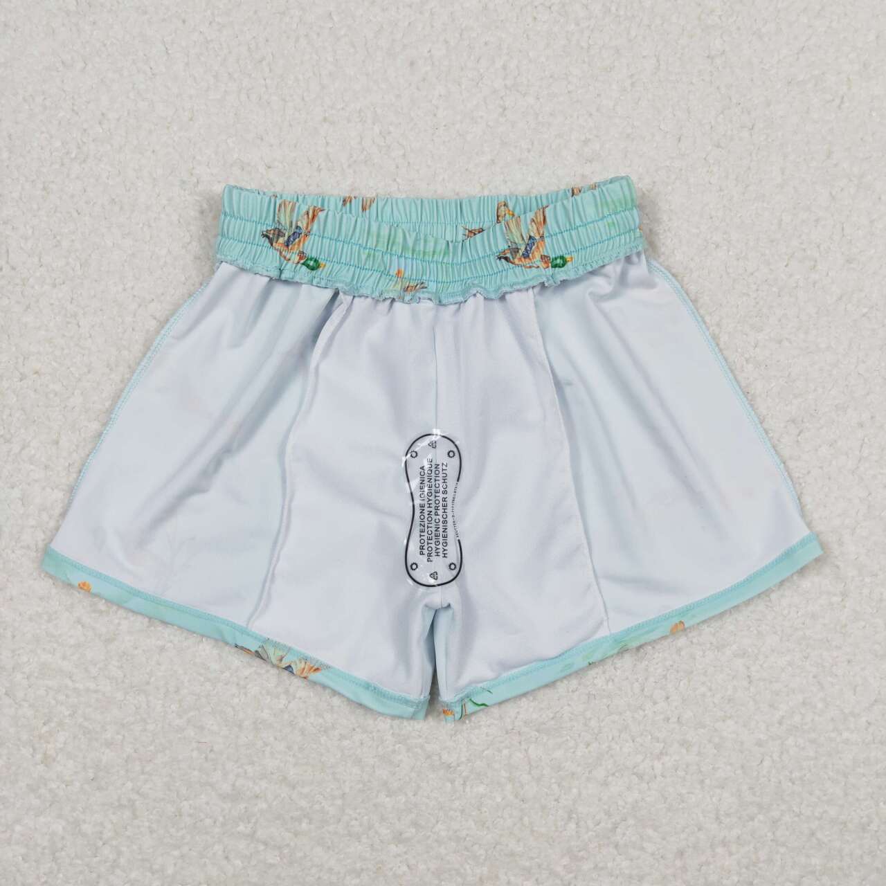 Boy mallard duck swim trunks