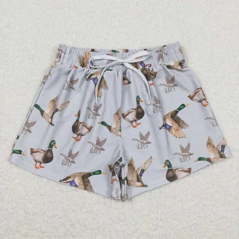 adult kids mallard duck swimwear boy swim trunks