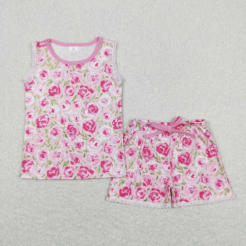 best sister floral matching clothing set wholesale girls sibling set