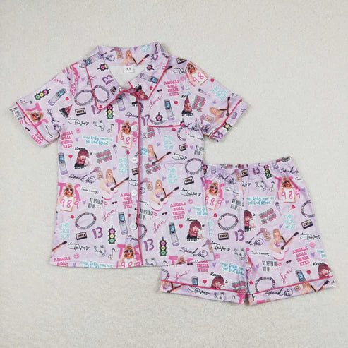 mommy and me  country music singer pajama set