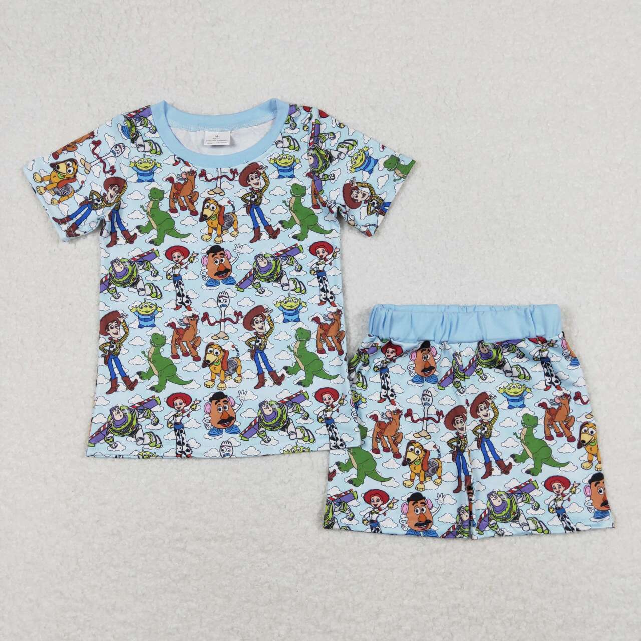 baby boy short sleeve story design outfit