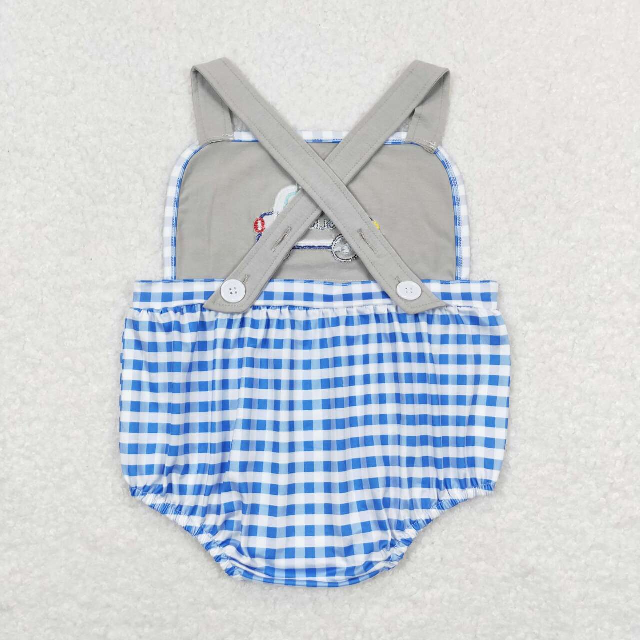 toddle boy police car bubble romper