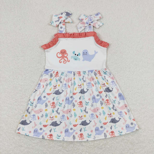 toddle baby girls beach animal dress