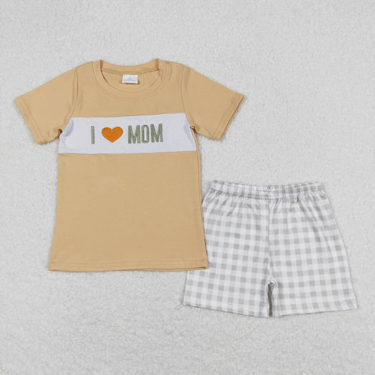 embroidery  love mom mothers day outfit