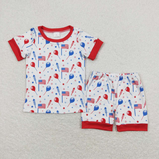 American flag baby boy july 4th outfit