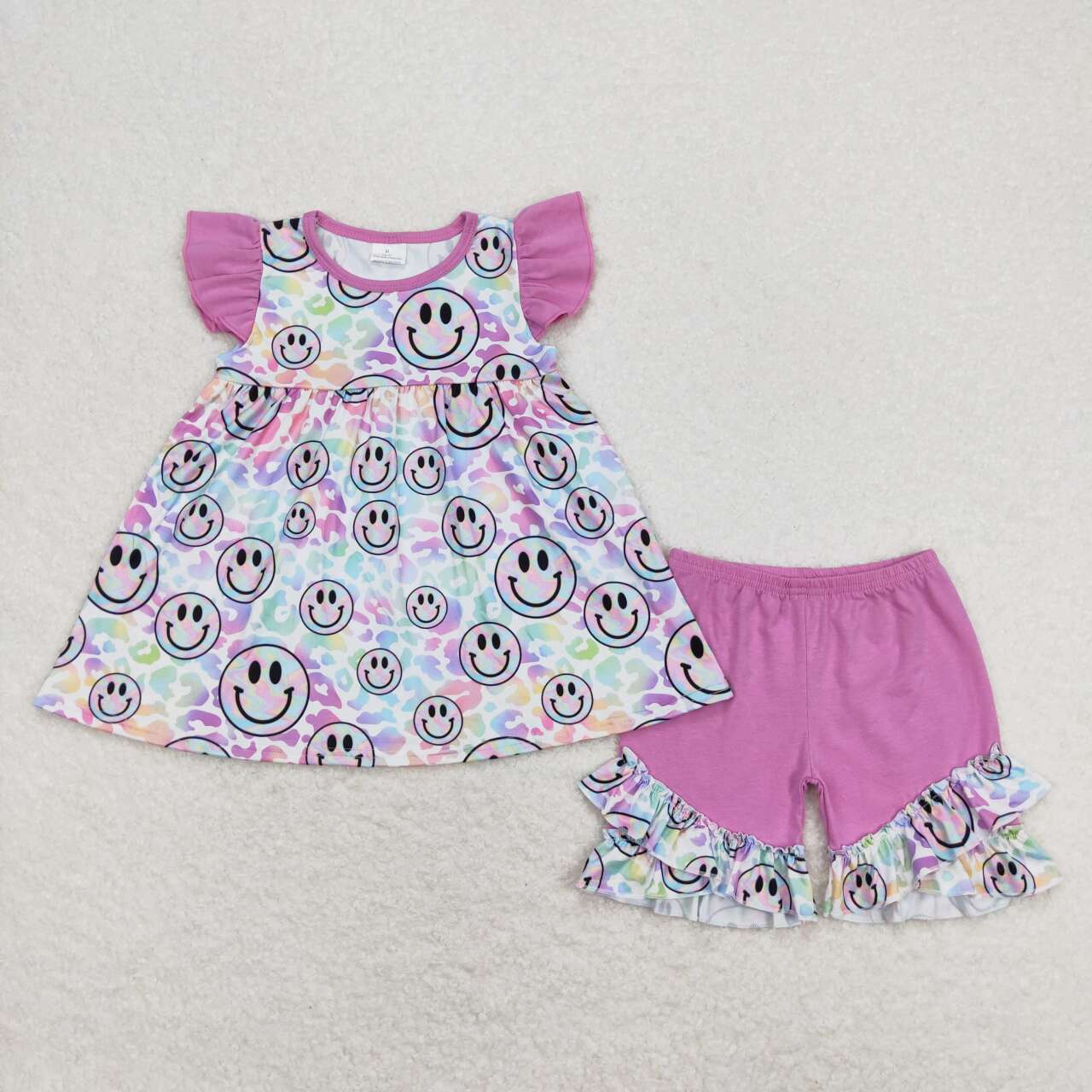 baby girls sunshine face clothing set