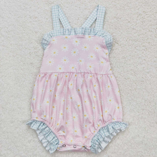 toddle baby girls daisy flower romper