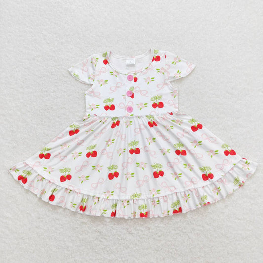 wholelsale girls strawberry dress