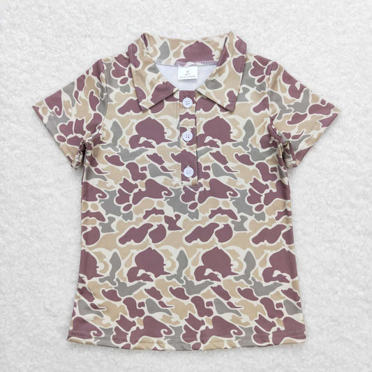 infant toddle boy camo hunting shirt