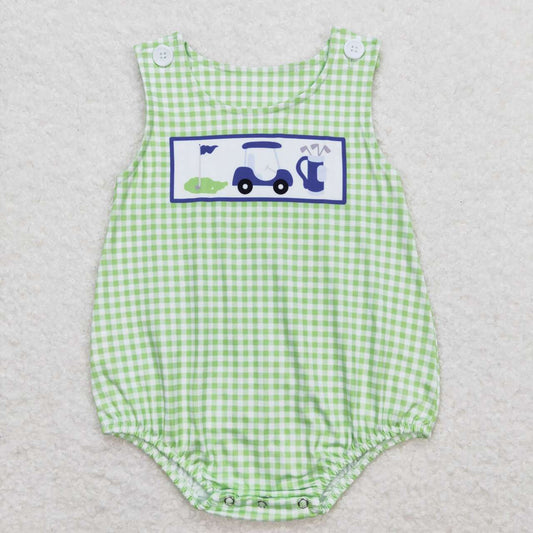 one in hole toddle boy golf romper