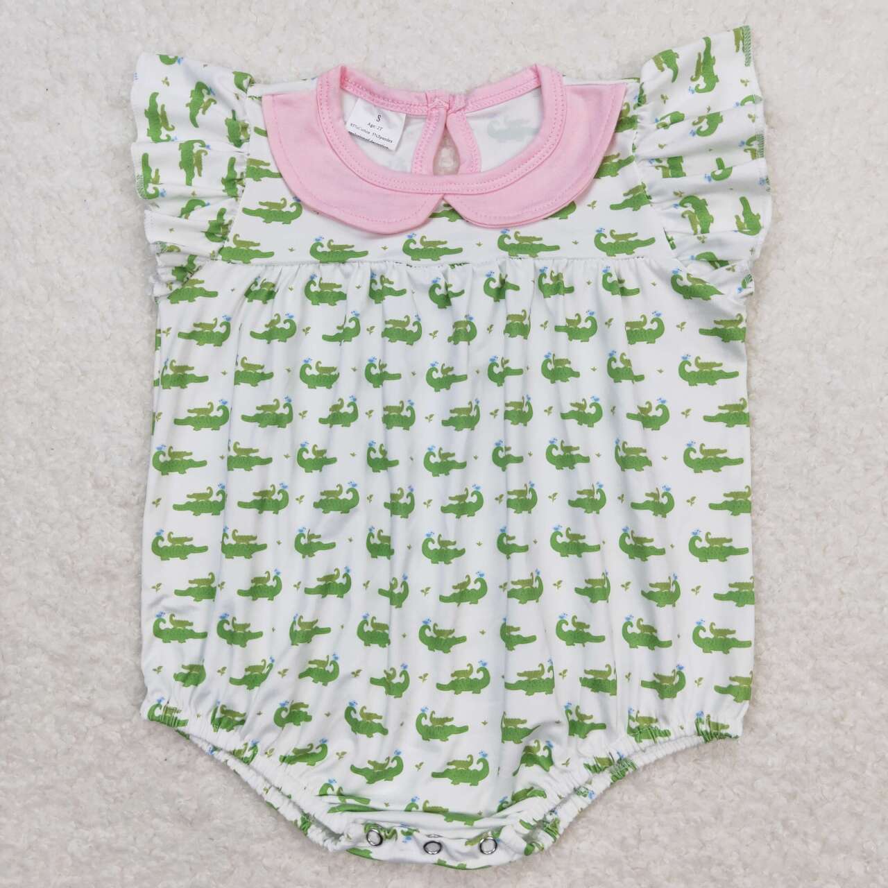 toddle girls crocodile romper