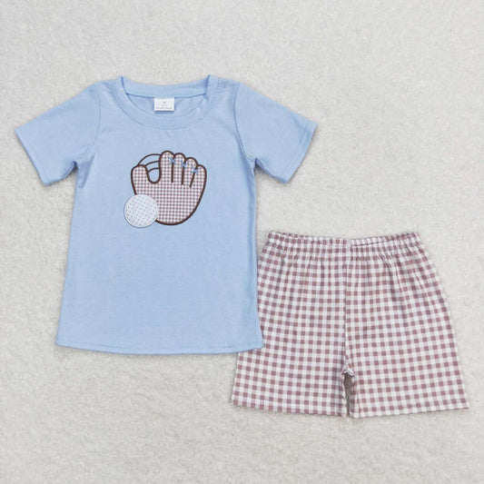embroidery baseball boy sports outfit