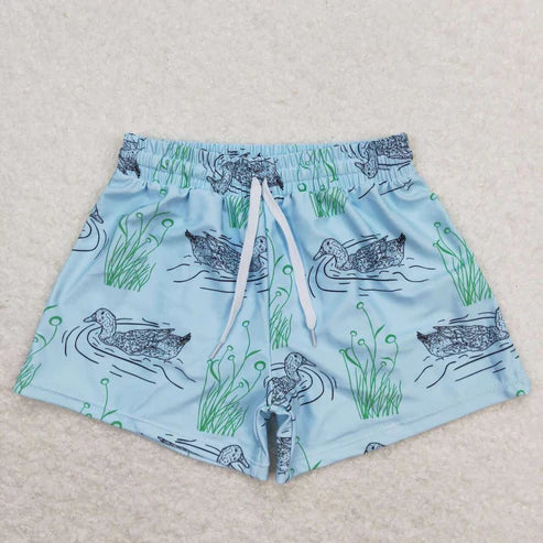 sister brother mallard duck swimwear boy swim trunks