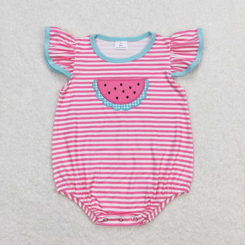 best sister embroidery watermelon summer sibling matching clothes