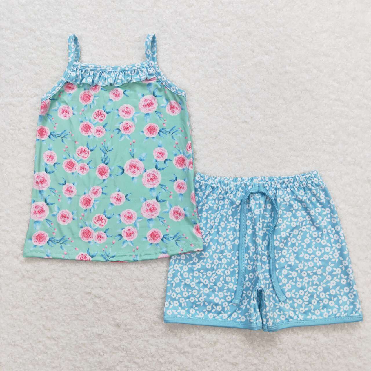 infant toddle girls floral boutique short set