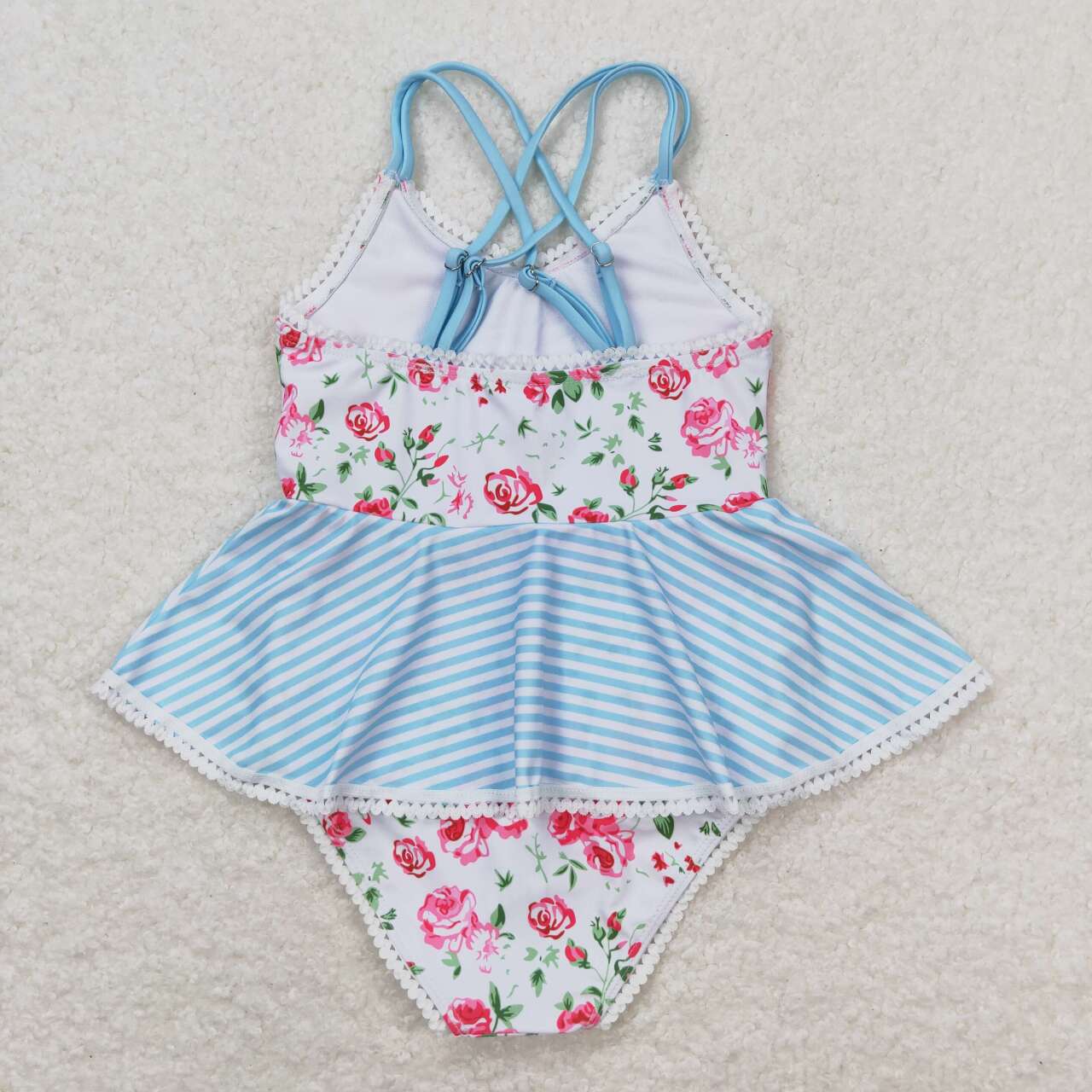 toddle baby girls summer floral one piece bathing suit