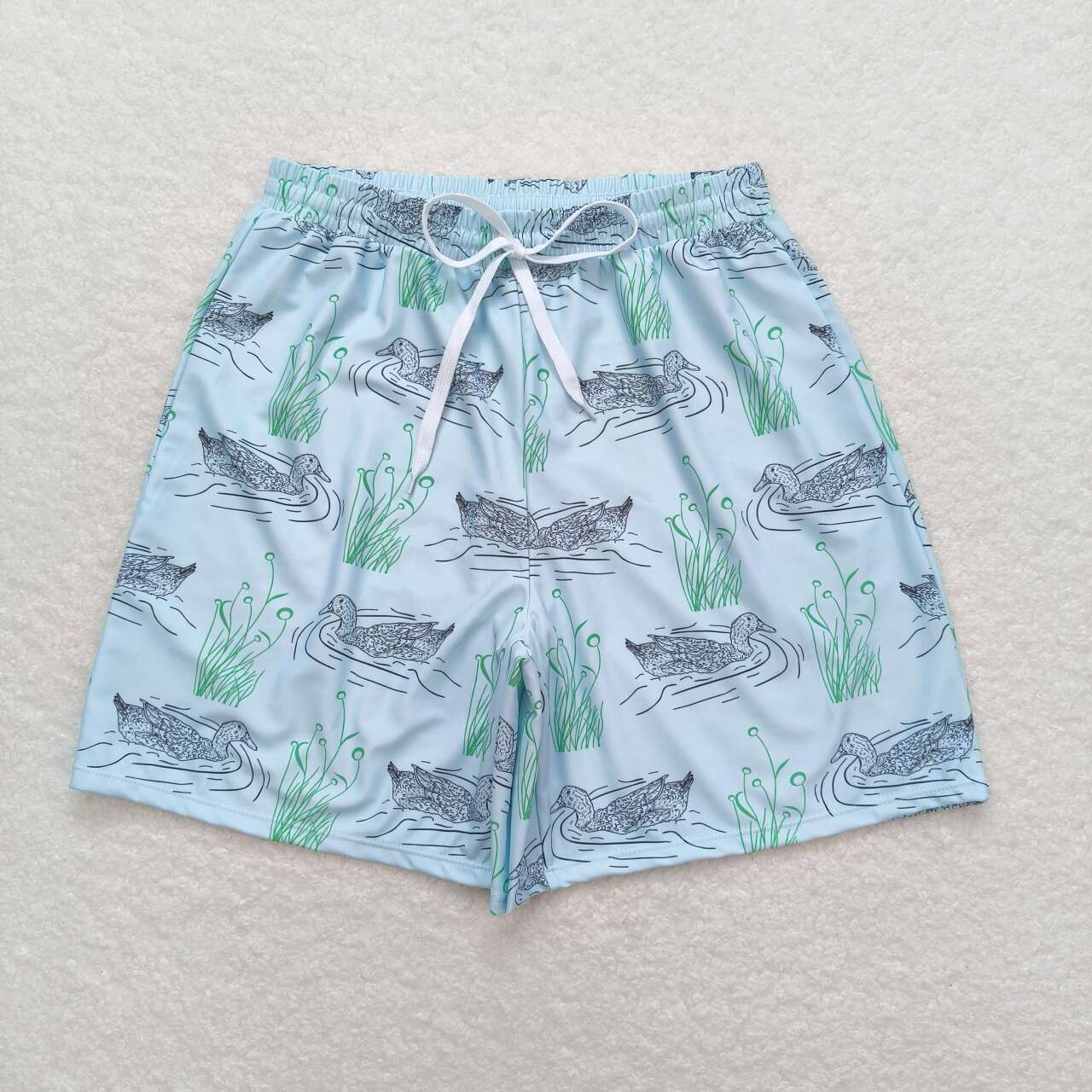 sister brother mallard duck swimwear boy swim trunks