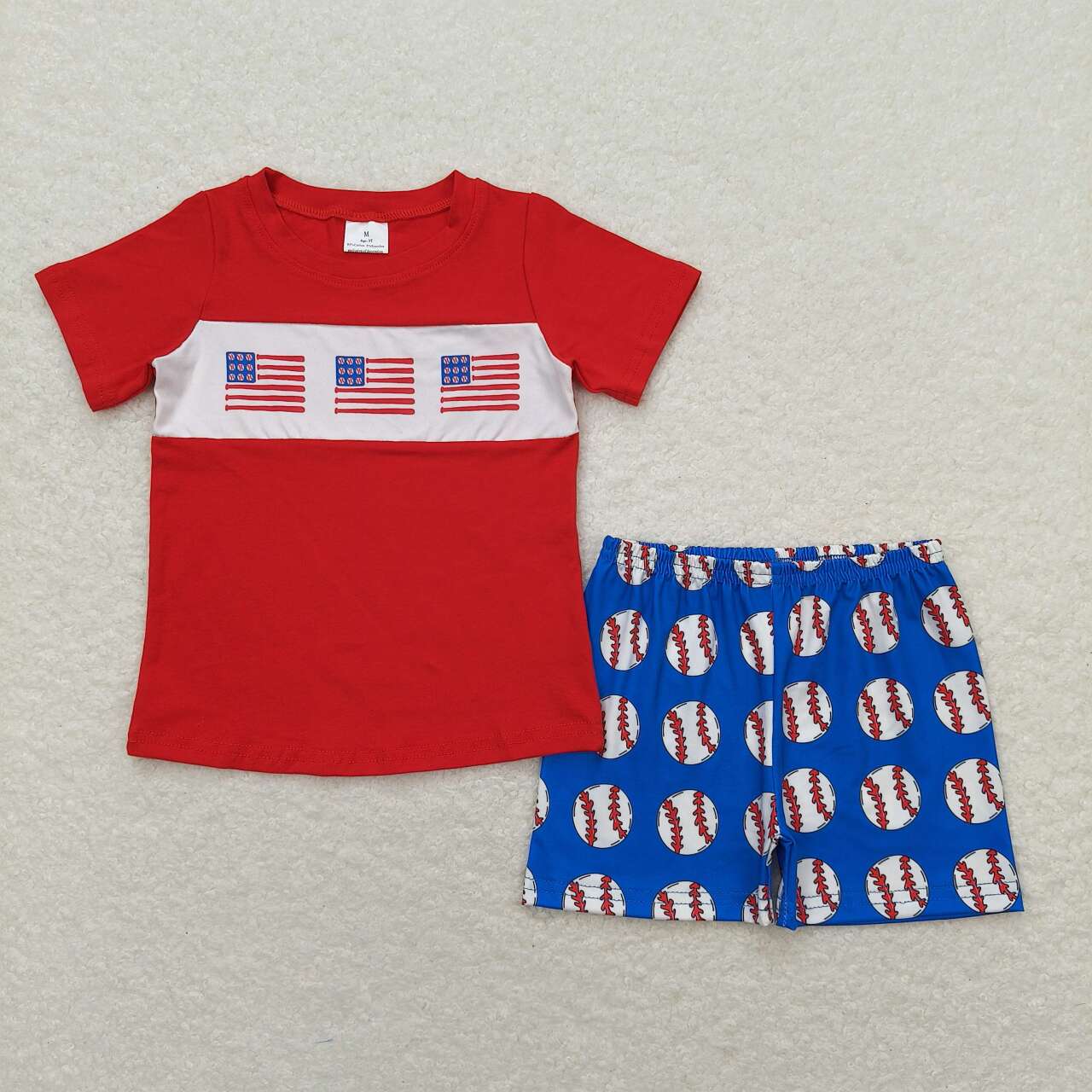 baby boy american flag july 4th outfit