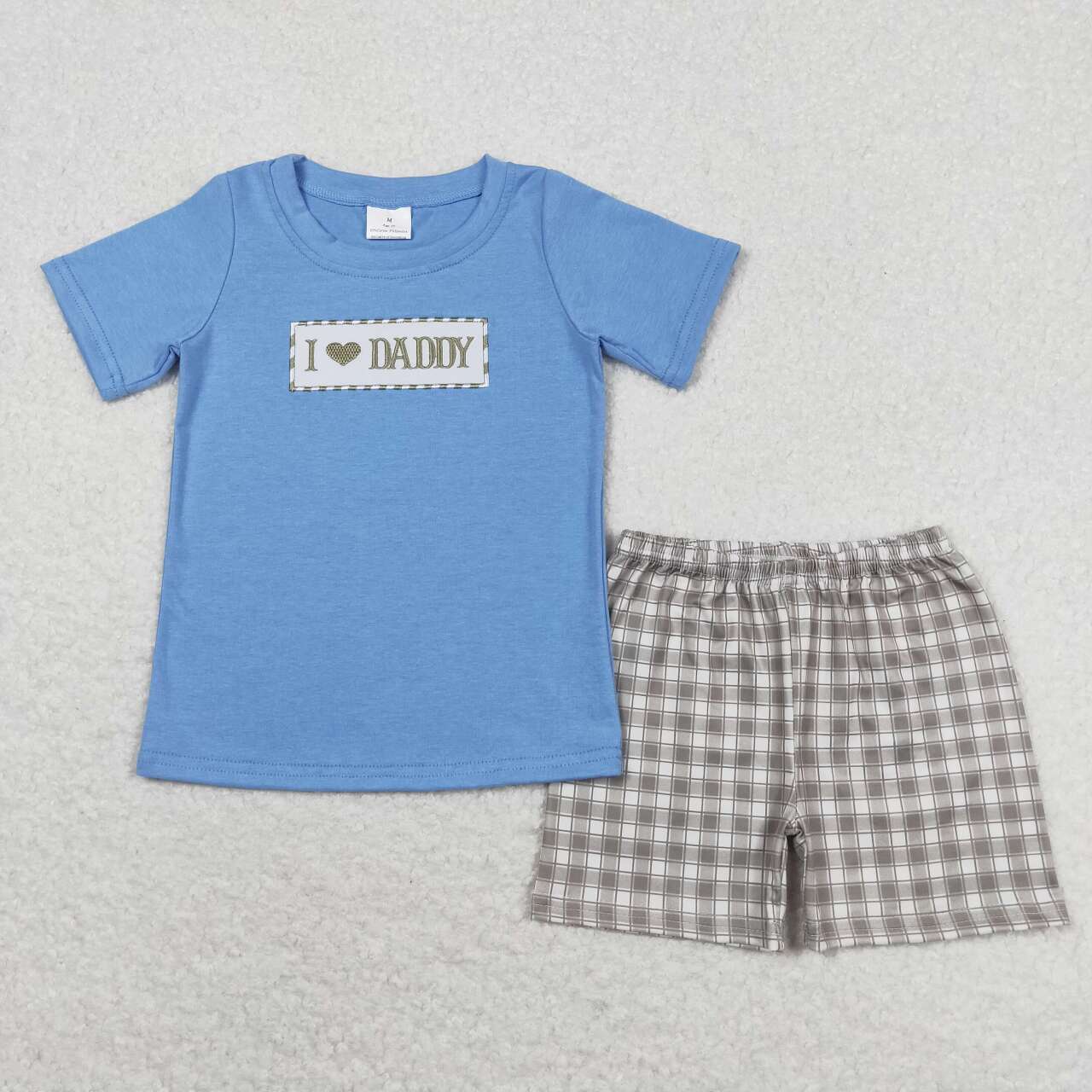embroidery I love daddy baby girl fathers day outfit
