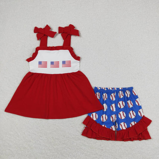 American flag girls july 4th outfit