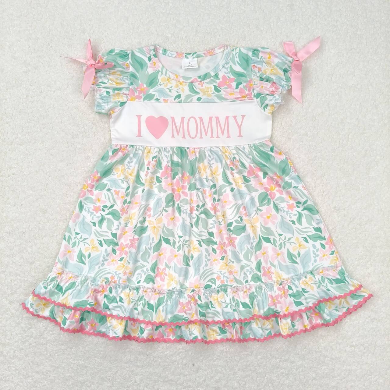 I love mommy mothers day floral dress