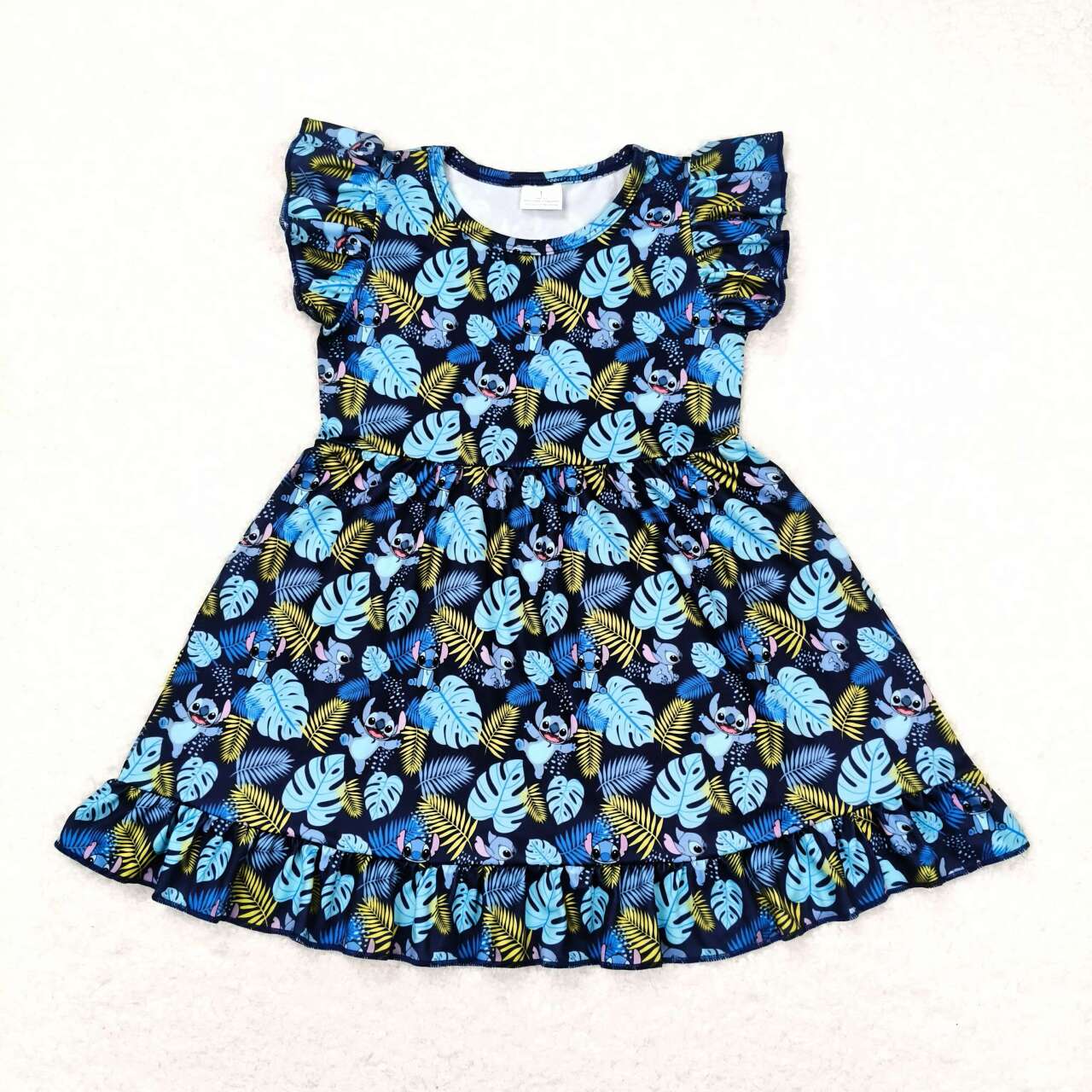 blue cartoon animal dress