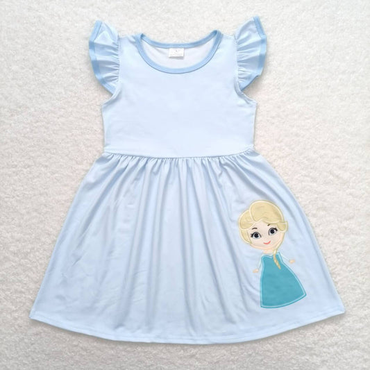 infant toddle girls blue princess dress