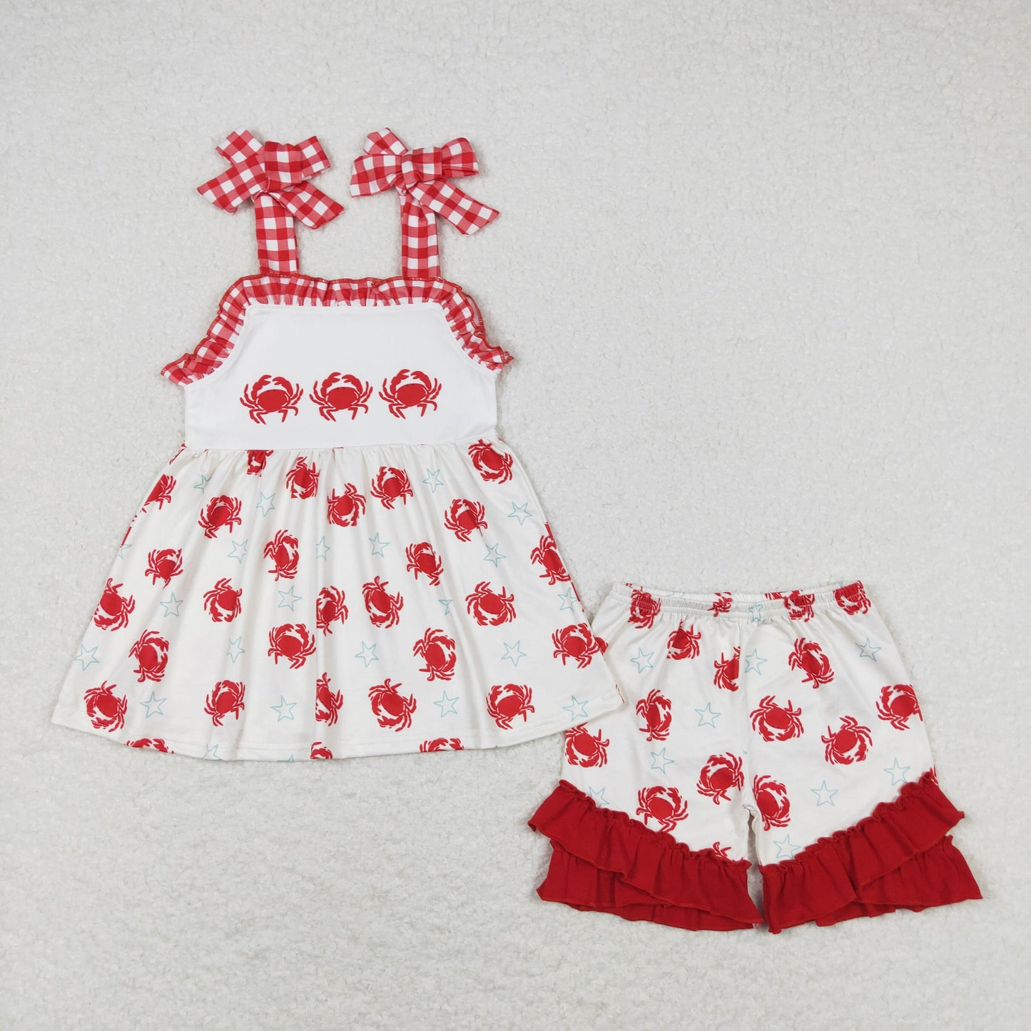 baby girls beach crab outfit