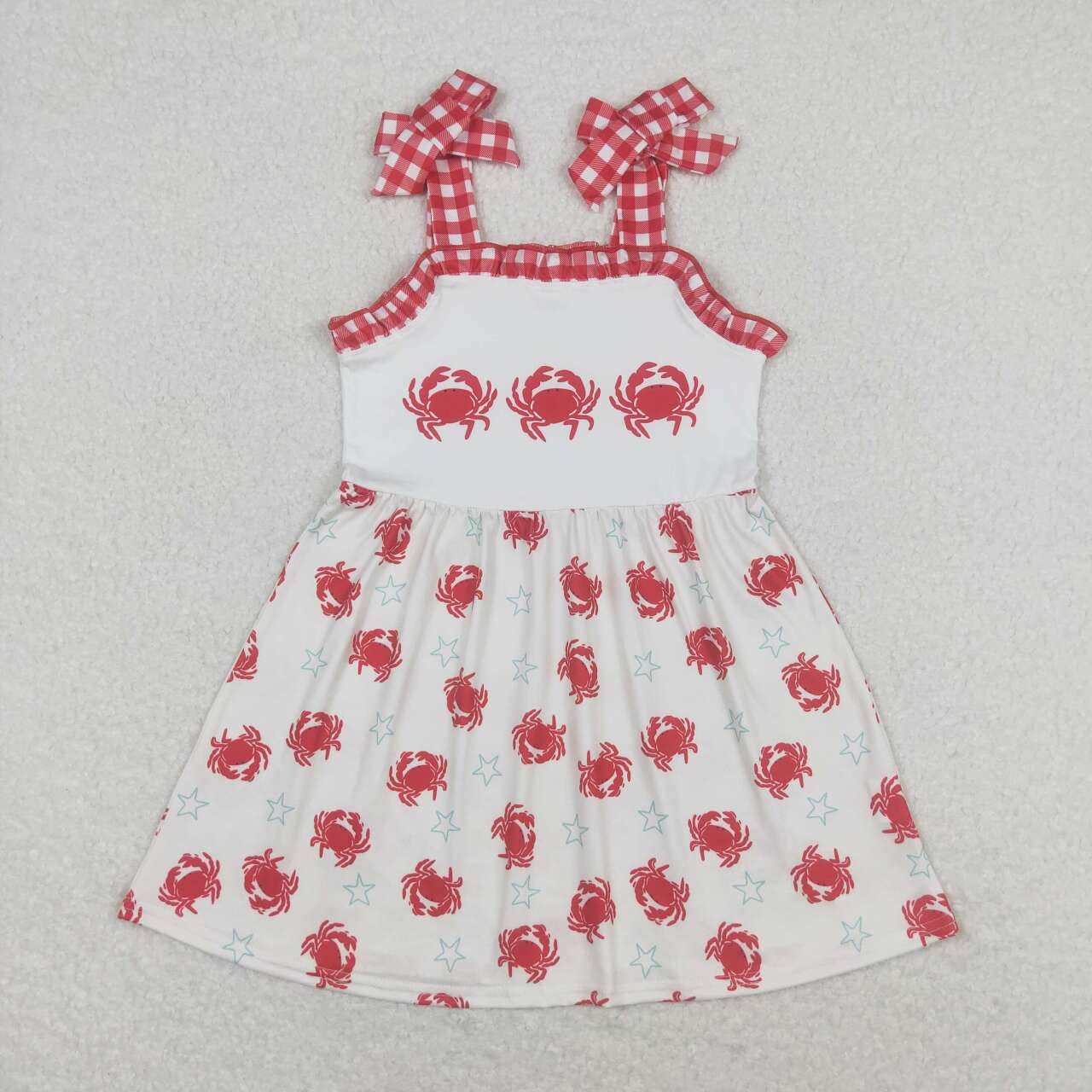 toddle girls crab beach dress