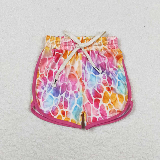 baby girls cheetah summer shorts