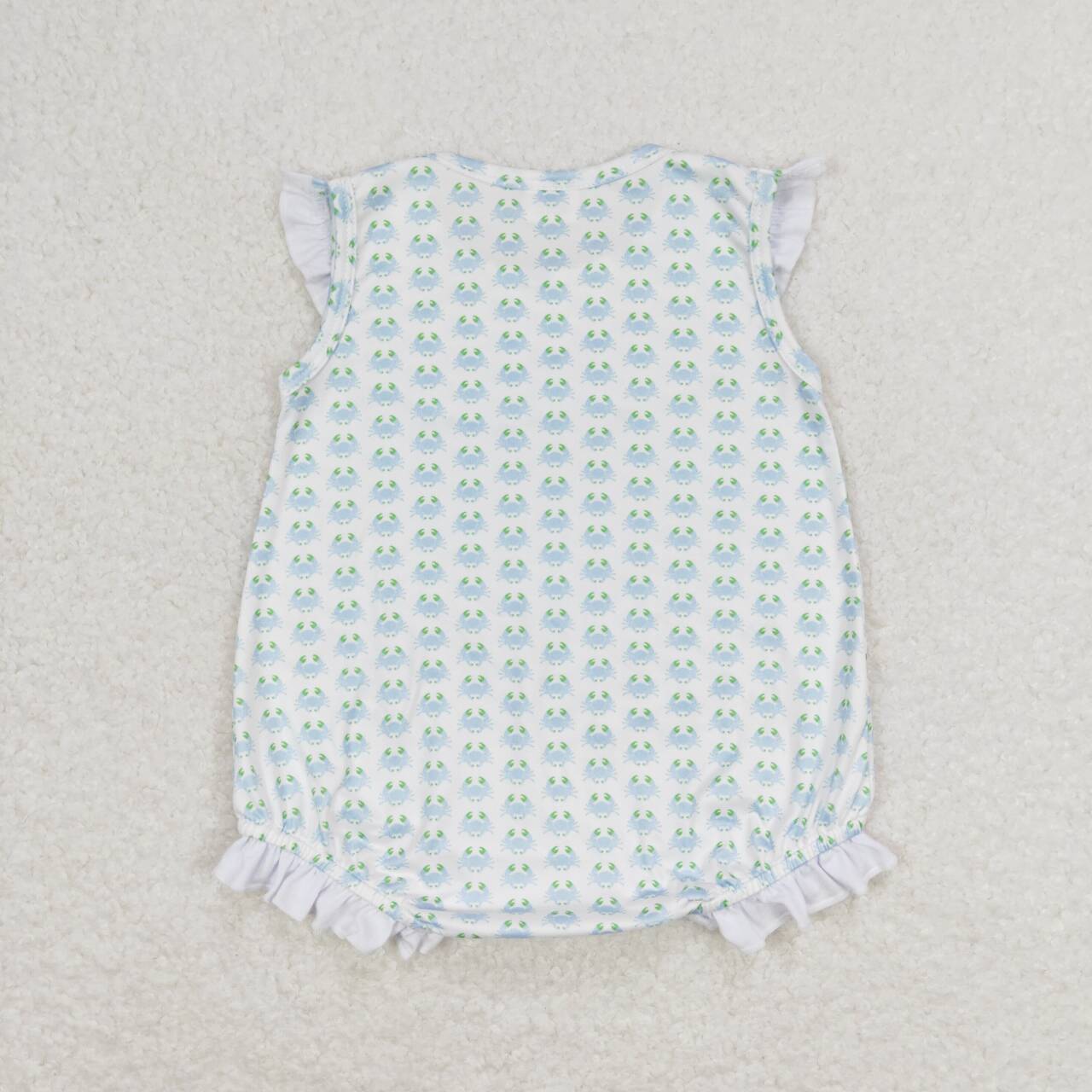 toddle baby girls crab romper