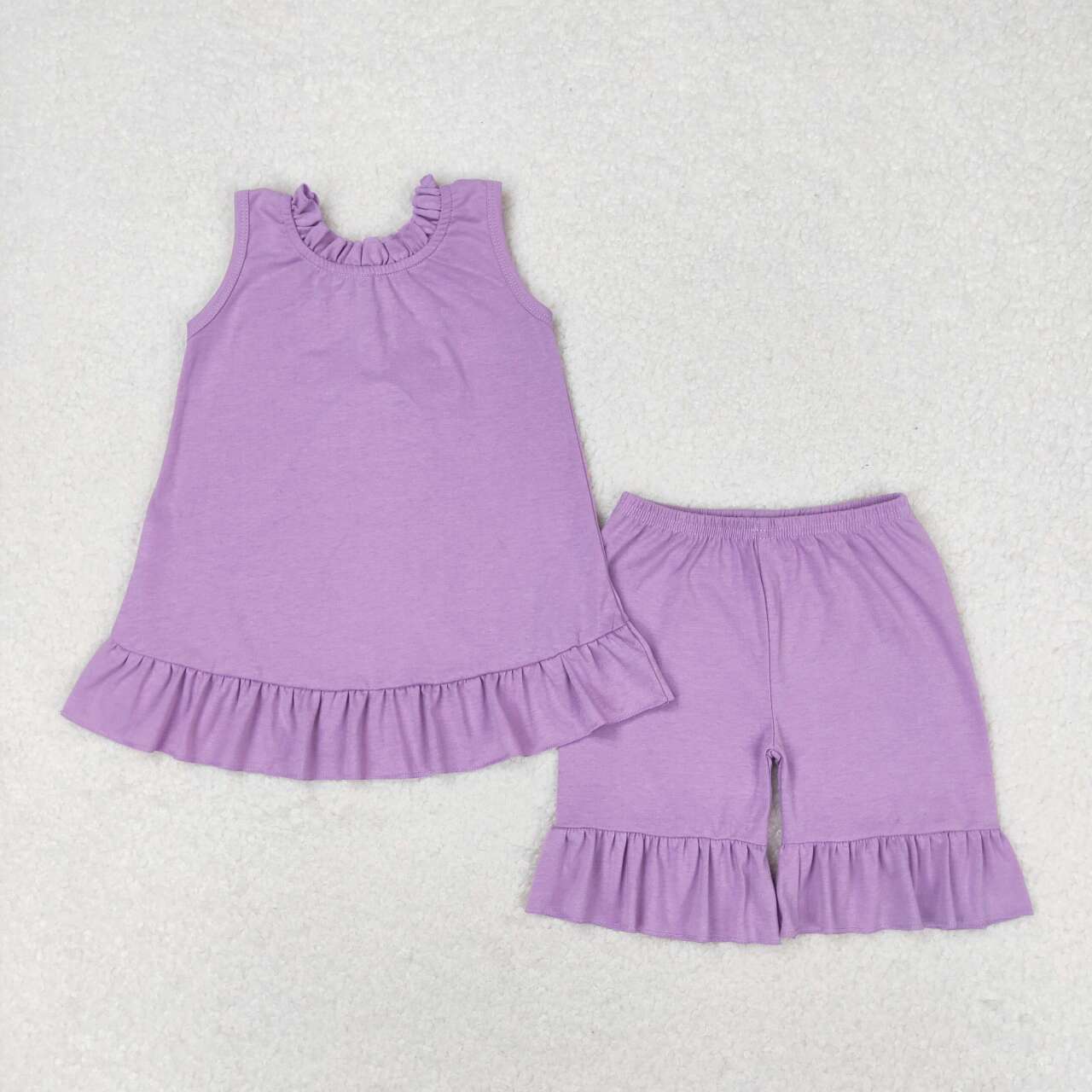 infant baby girls lavender boutique clothing set