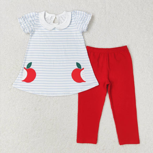 back to school girls apple design  outfit