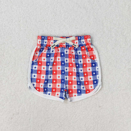 toddle baby girls july 4th patriotic shorts