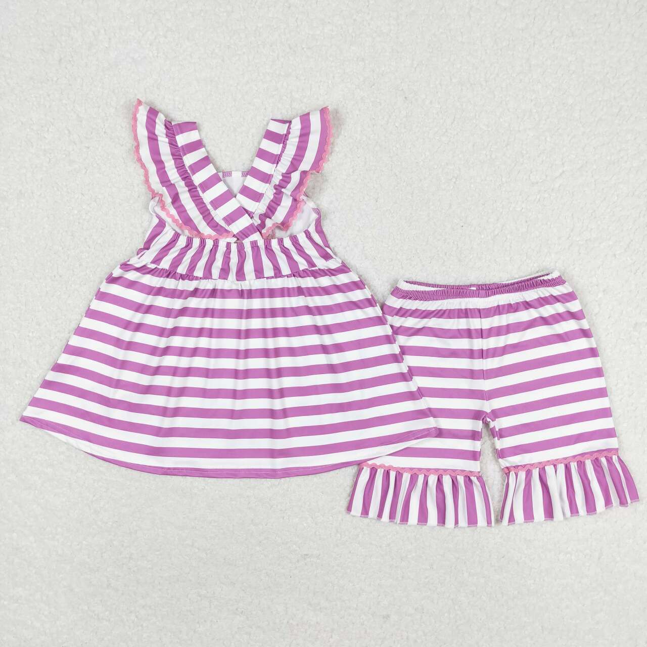 baby girls embroidery Popsicle clothing set