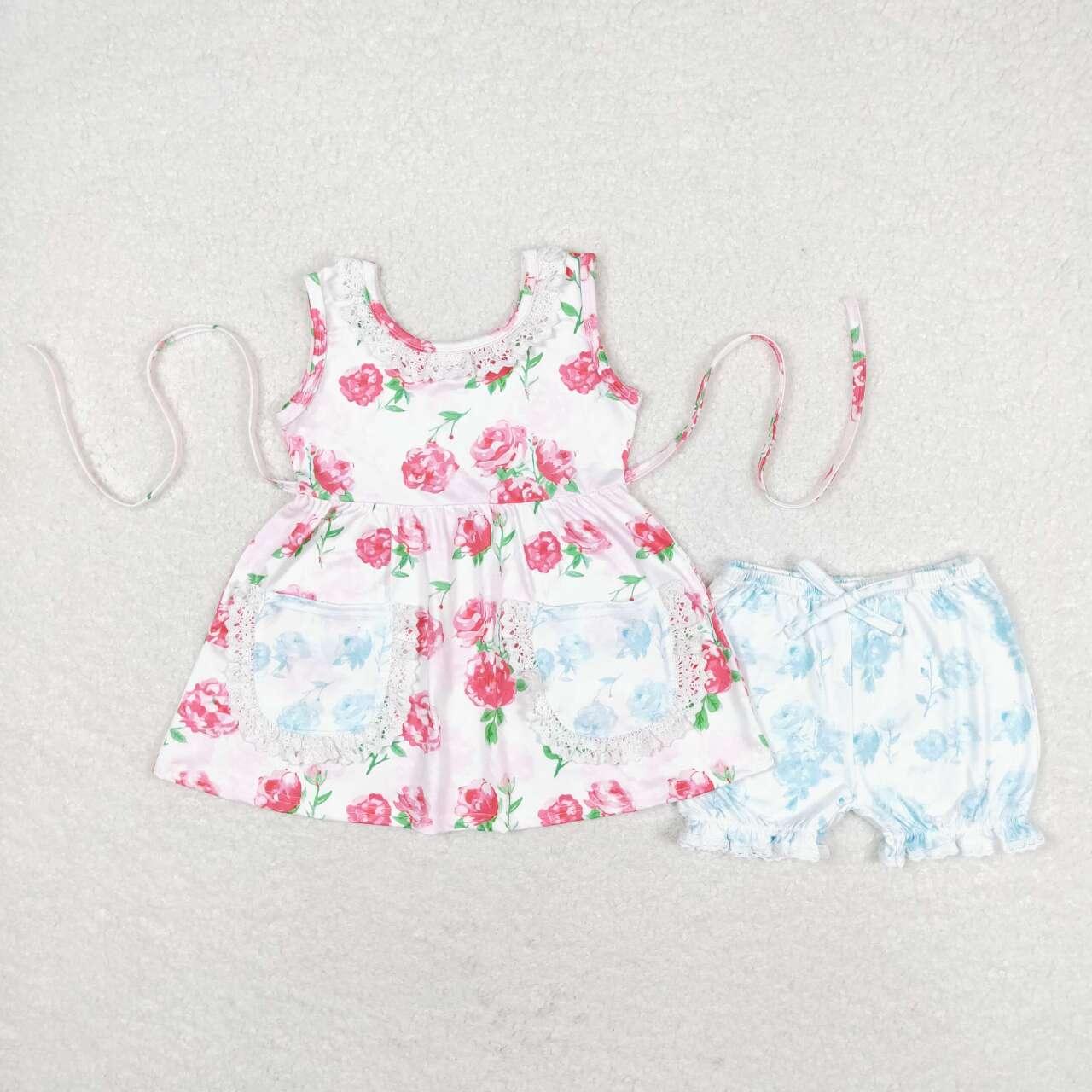 infant toddle girsl floral boutique summer short set