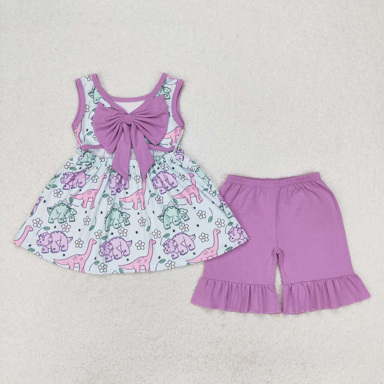 baby girls dinosaur clothing set