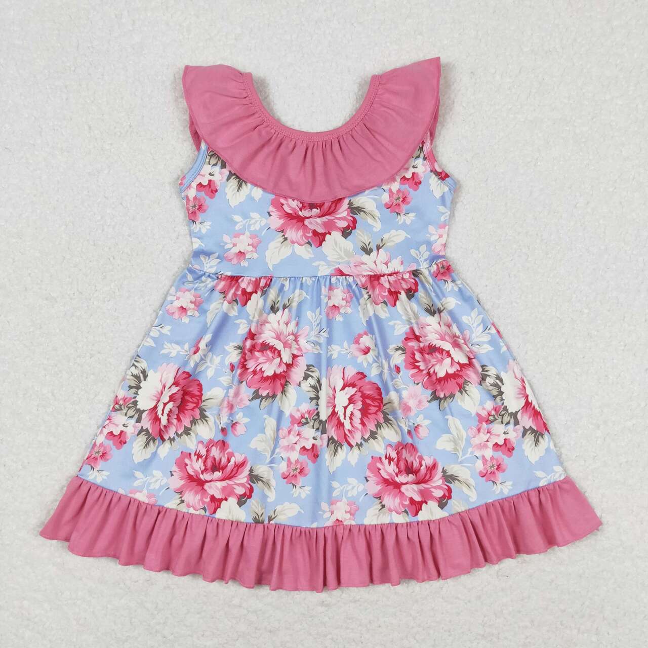 baby girls floral boutique bow knot dress