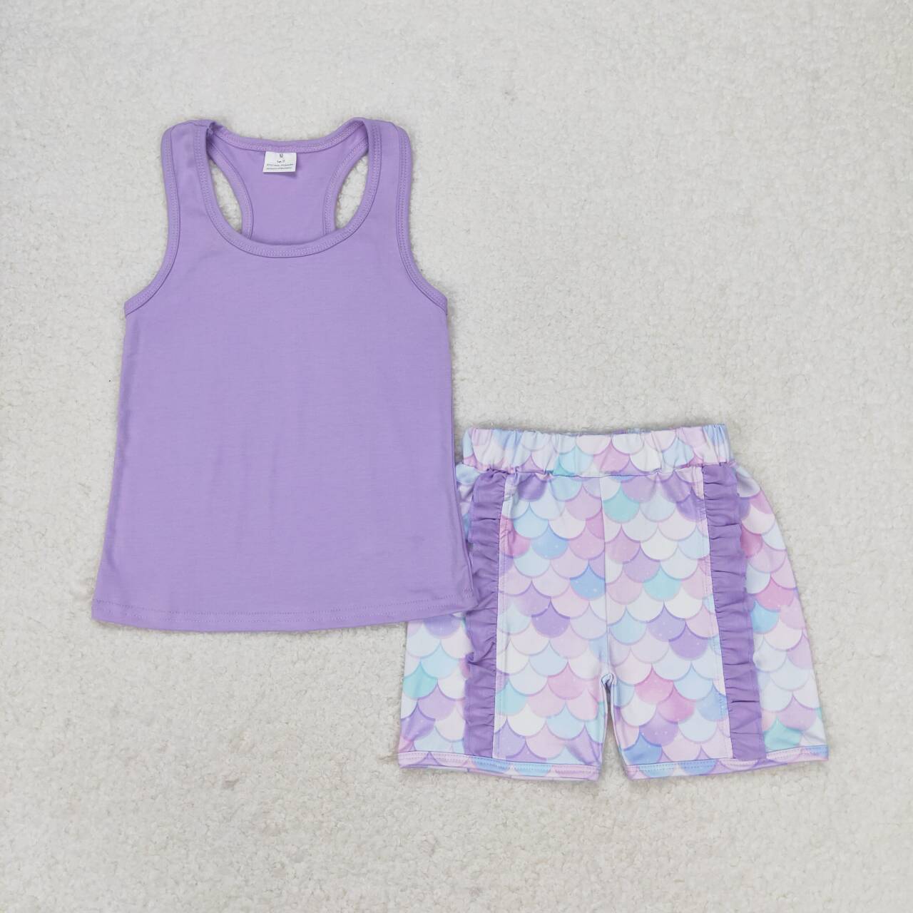 toddle baby girls lavender floral summer beach outfit