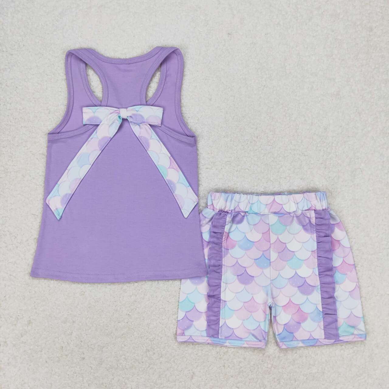 toddle baby girls lavender floral summer beach outfit