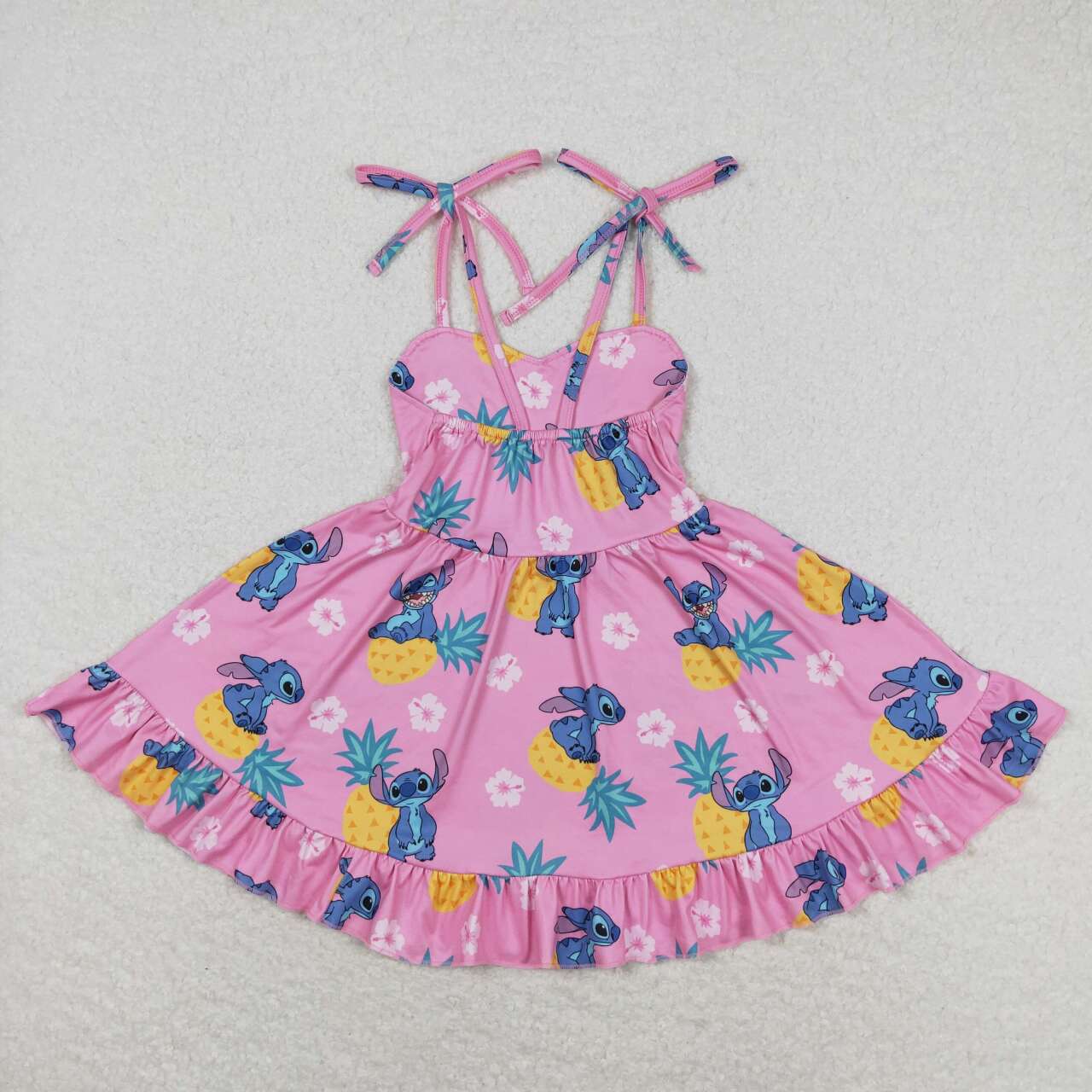 baby girls cartoon pineapple dress