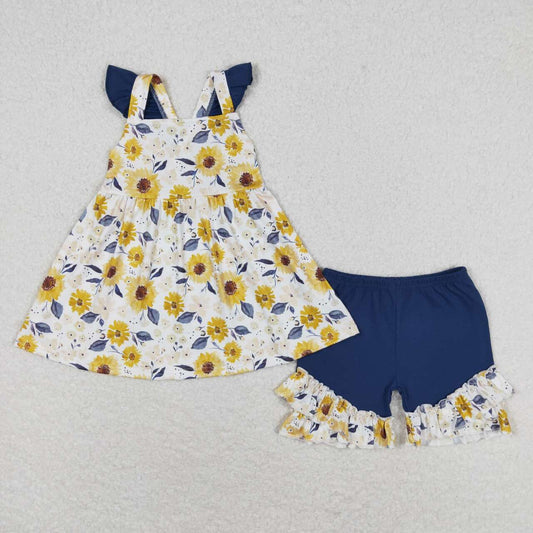 infant baby girls floral boutique outfit