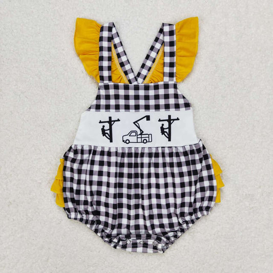 toddle baby lineman bubble romper