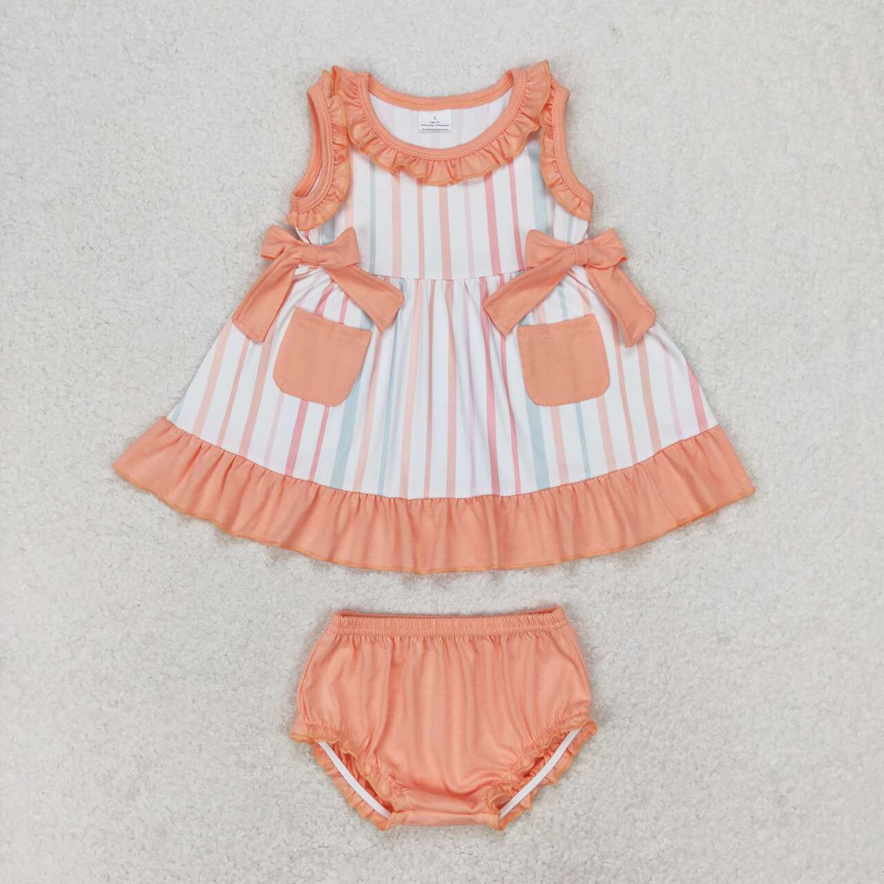 toddle girls boutique bummie set