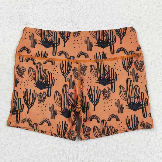 cowgirls western cactus shorts