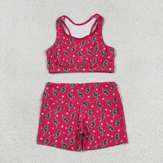 baby girls flash boutique yoga clothing set