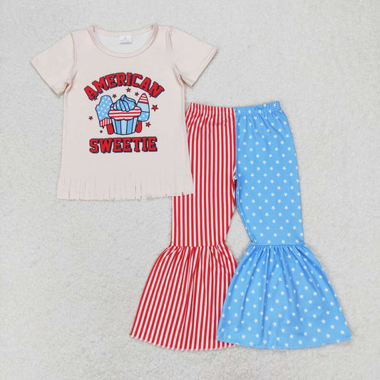 American sweetie 2pcs july 4th outfit