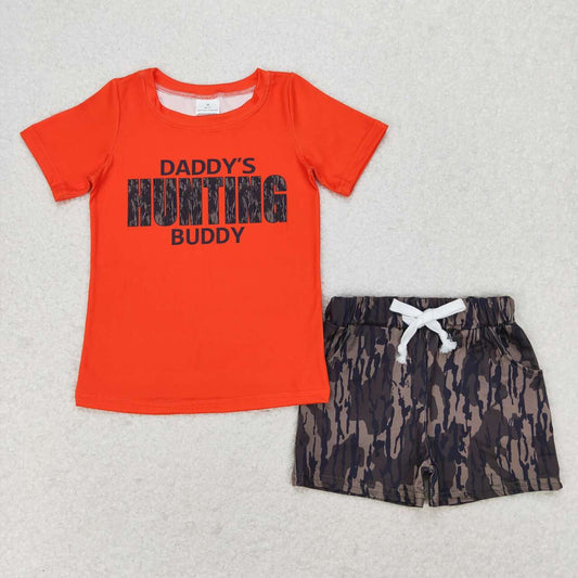 Daddys hunting buddy boy summer clothes