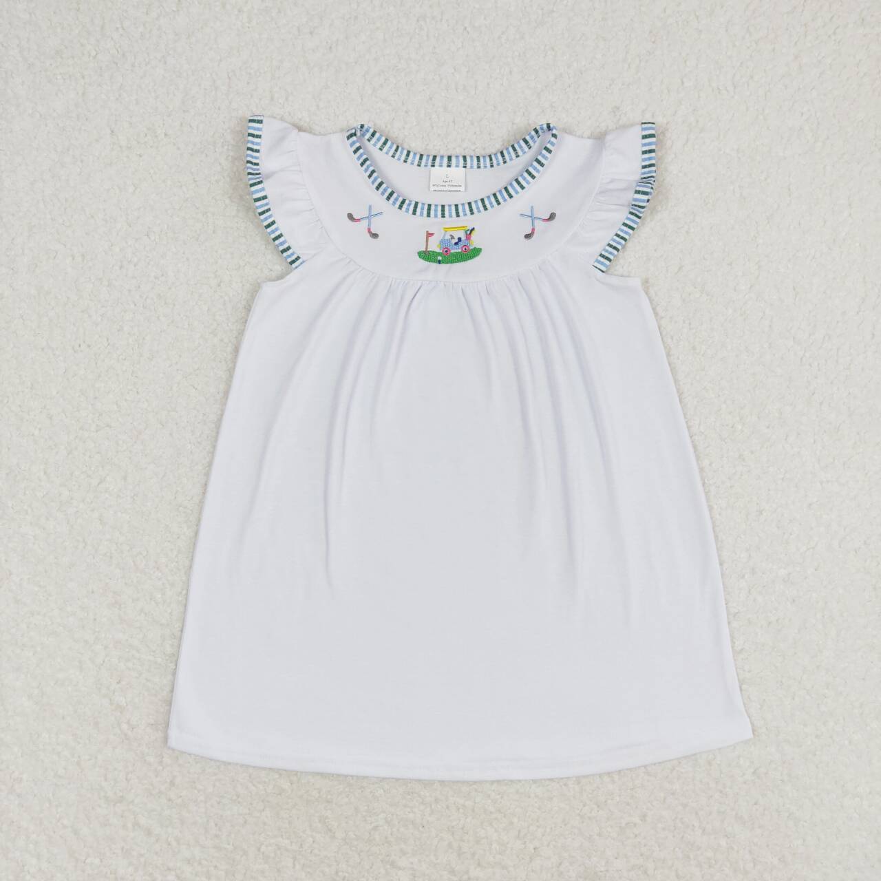 baby girls embroidery golf sports dress